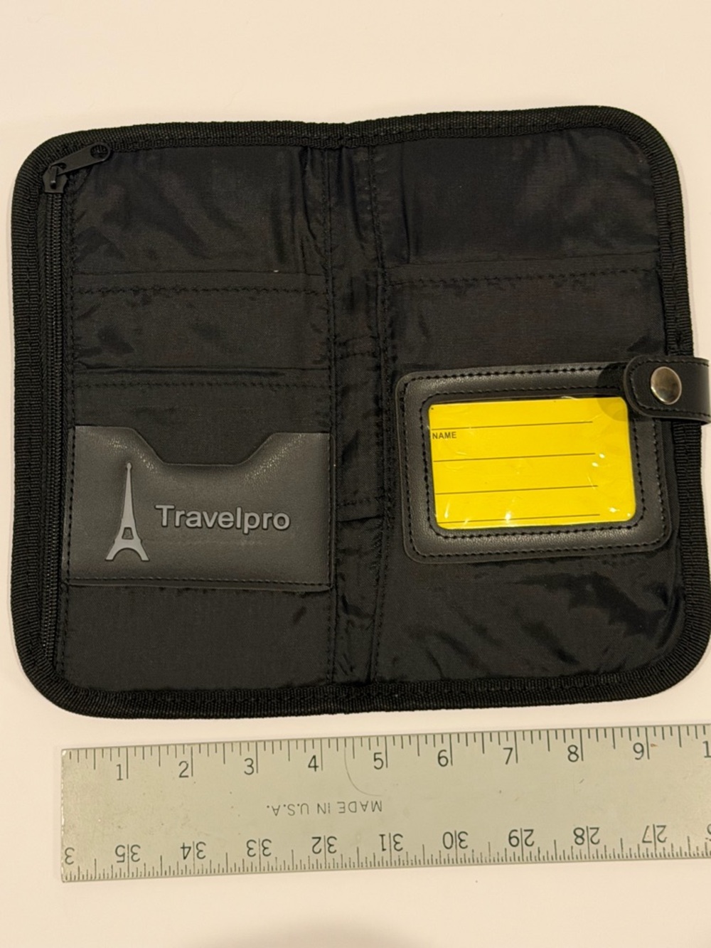 Travelpro Black Snap Travel Document Organizer - Picture 4 of 5